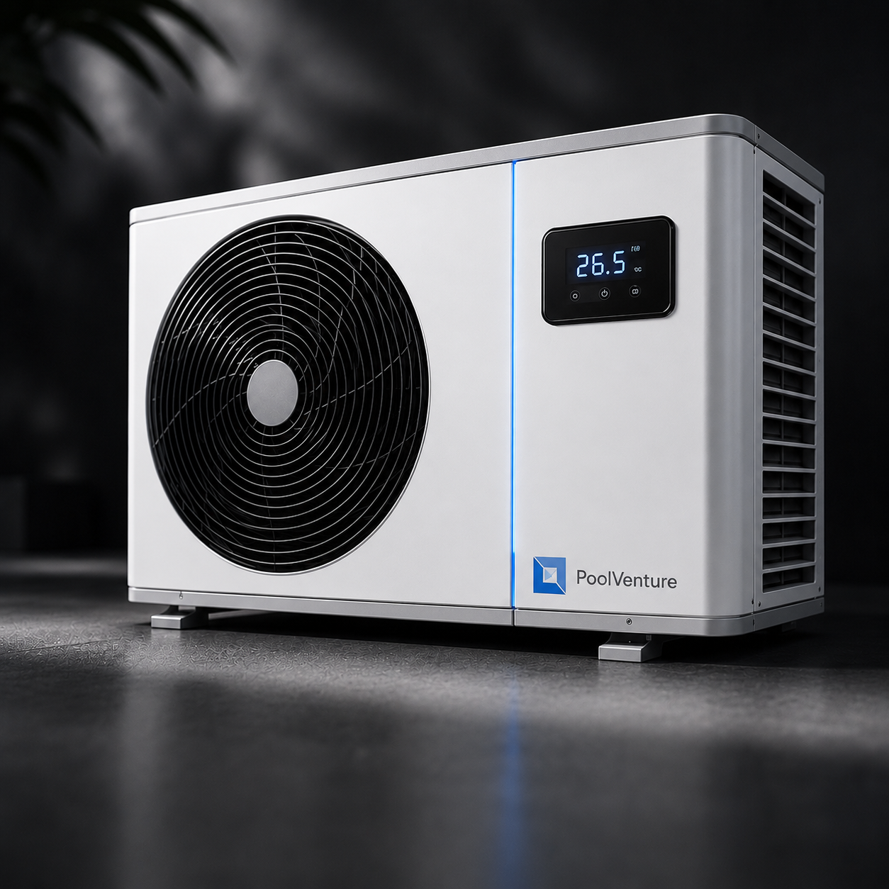PoolVenture smart pool heat pump 3D render